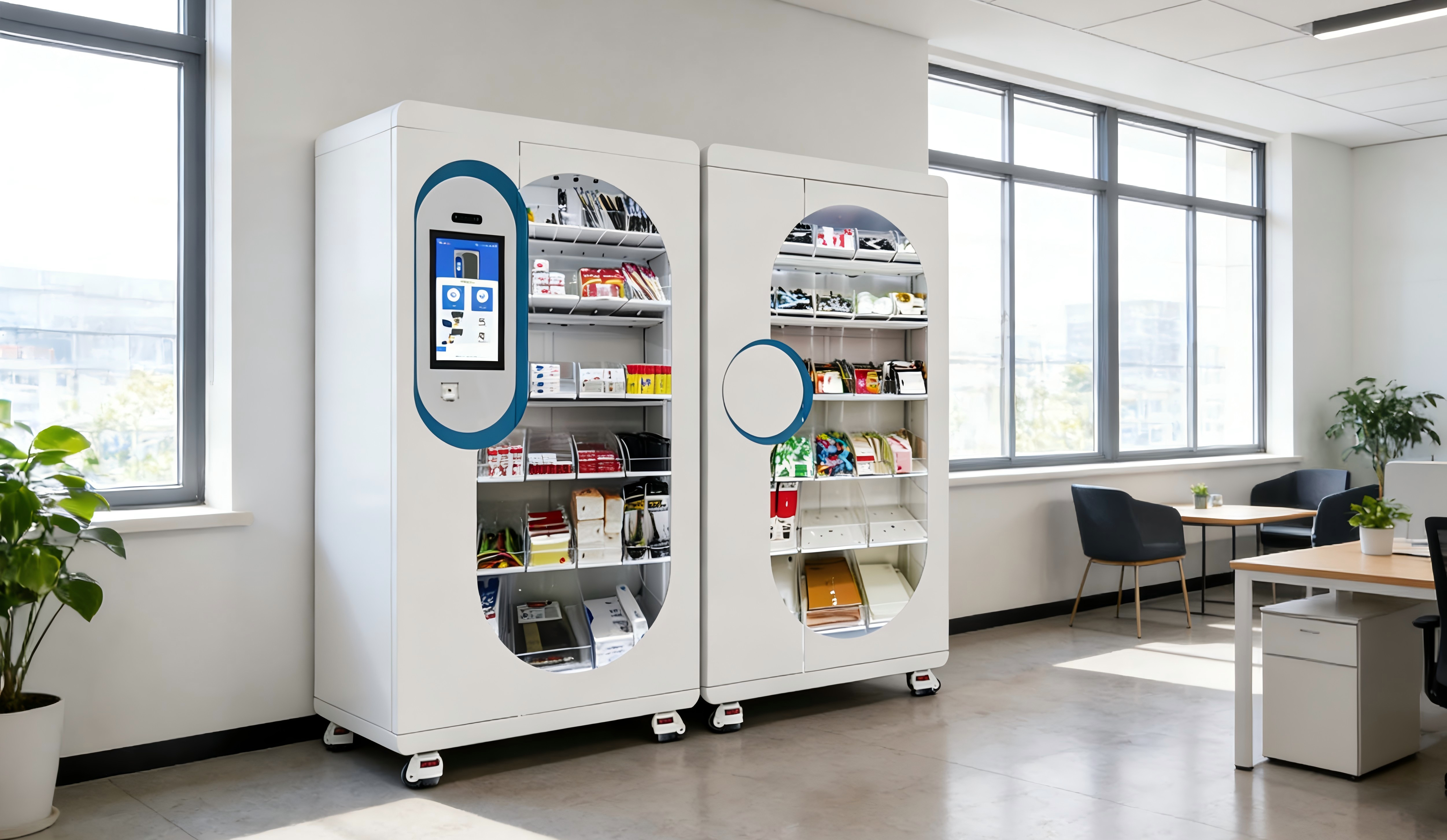 智能办公用品柜：重构企业行政物资仓储
