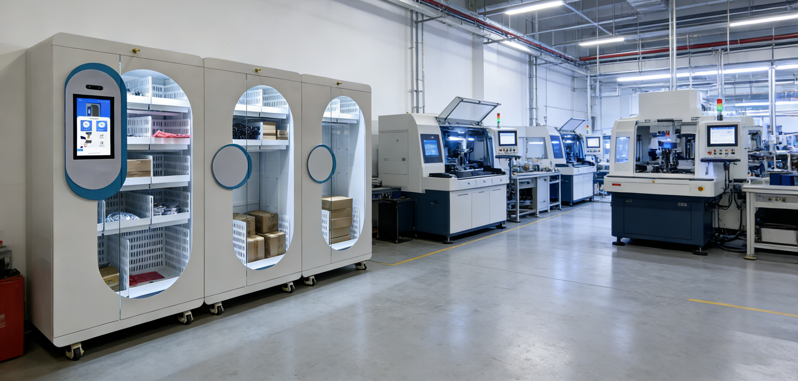 智能物料管理柜：车间生产配件与耗材管