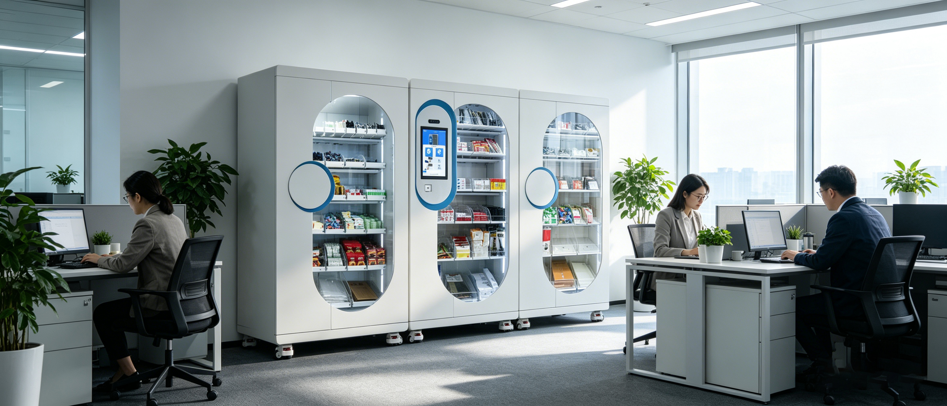 智能办公用品柜：企业行政耗材与办公文