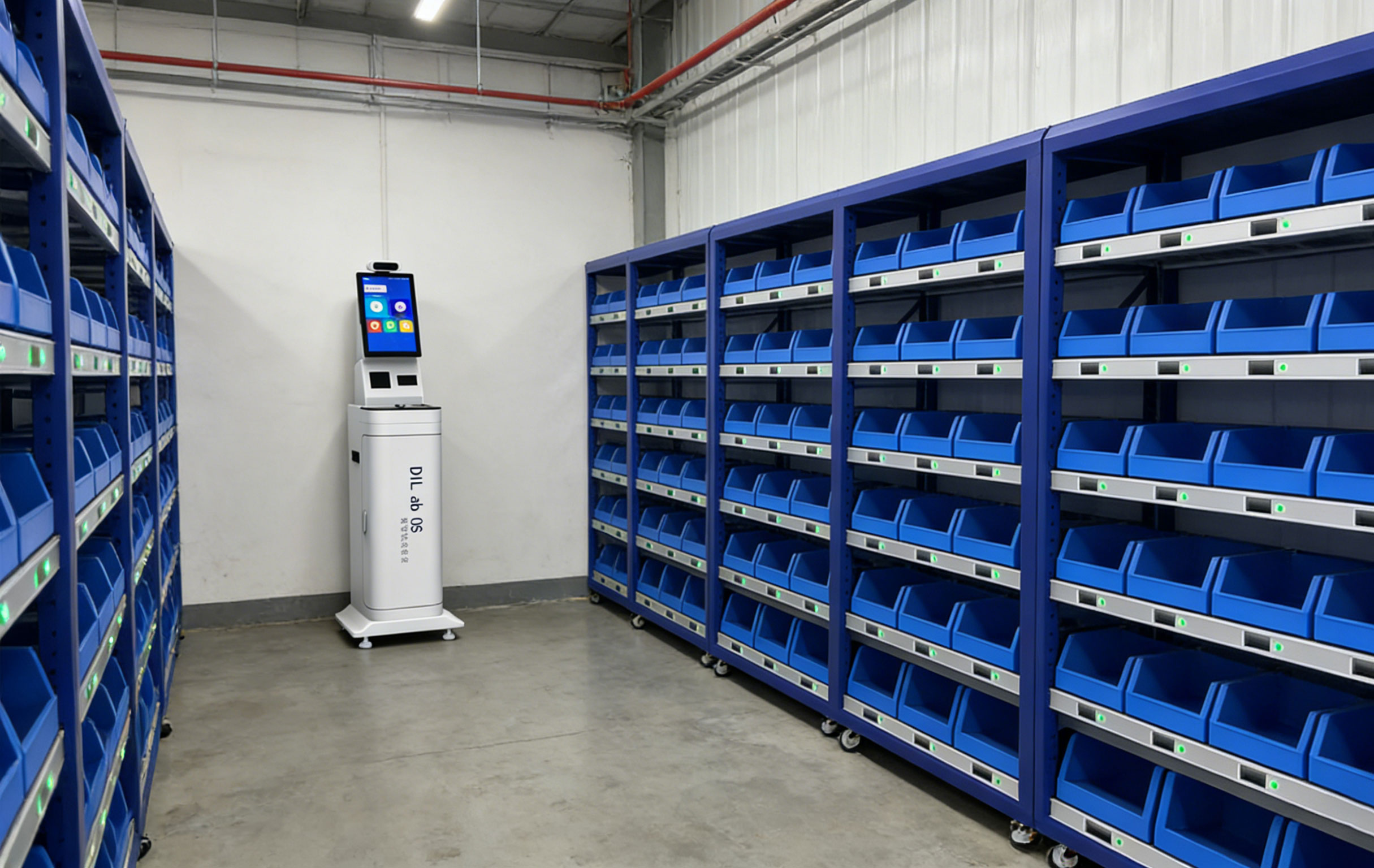 智能称重仓储货架：机电设备生产企业仓